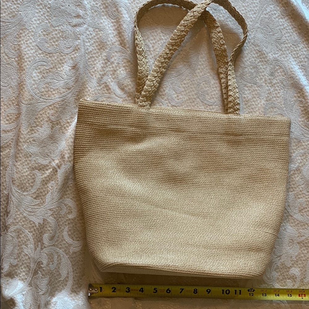 Talbots Tan Tote Bag with Sturdy Design